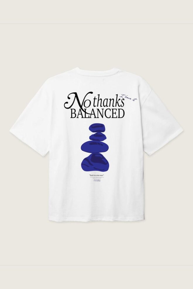 SHIRT WBBAINE BALANCE TEE WHITE