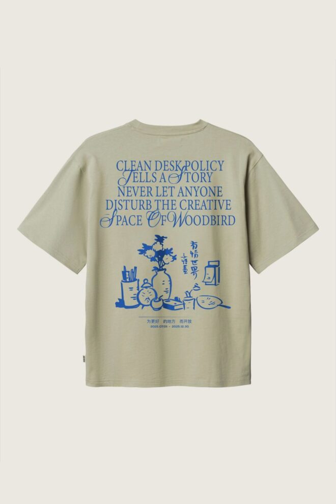 SHIRT WBBAINE SPACE TEE STONE