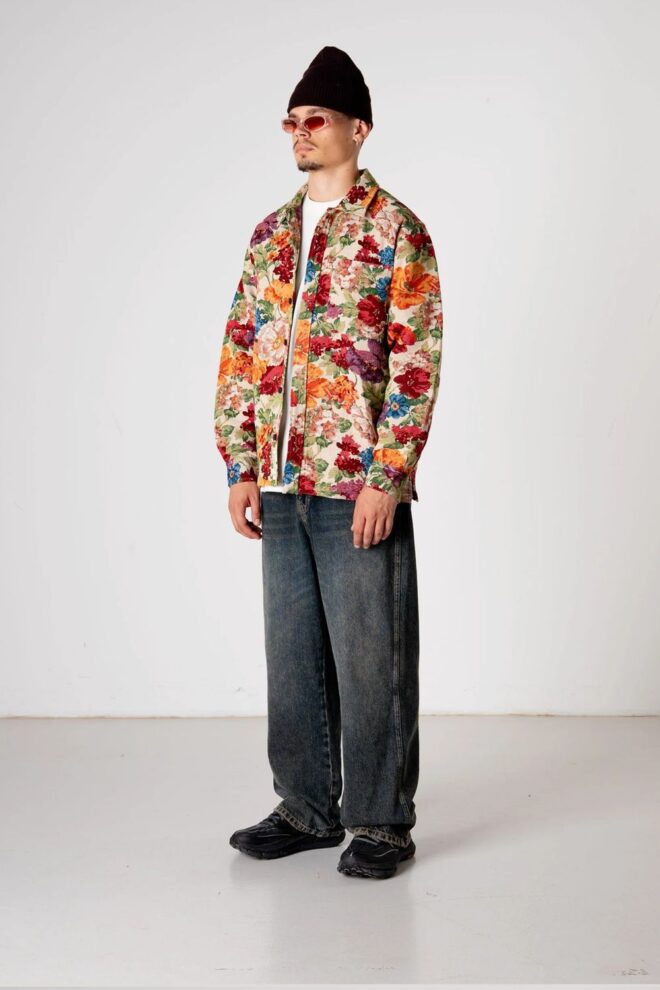 JACKE WBGLIXTO JAQUARD SHIRT LIGHT BLUE