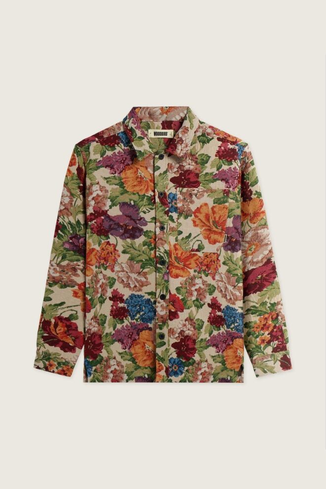 JACKE WBGLIXTO JAQUARD SHIRT LIGHT BLUE