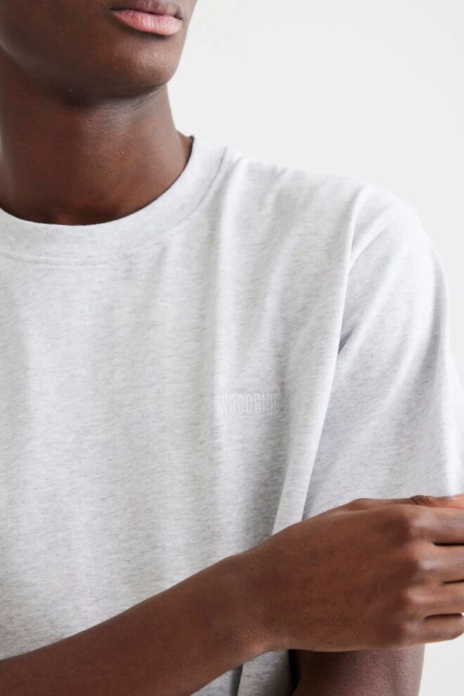 SHIRT WBBAINE BASE TEE SNOW MELANGE