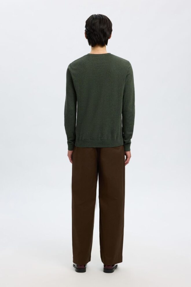 PULLOVER SLHBERG CREW FOREST NIGHT