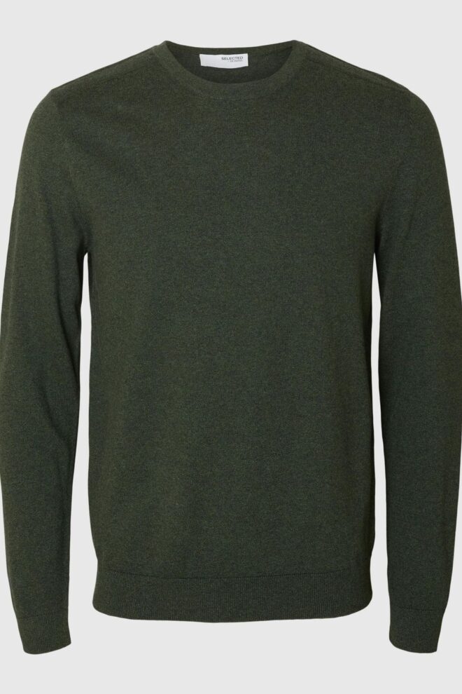 PULLOVER SLHBERG CREW FOREST NIGHT