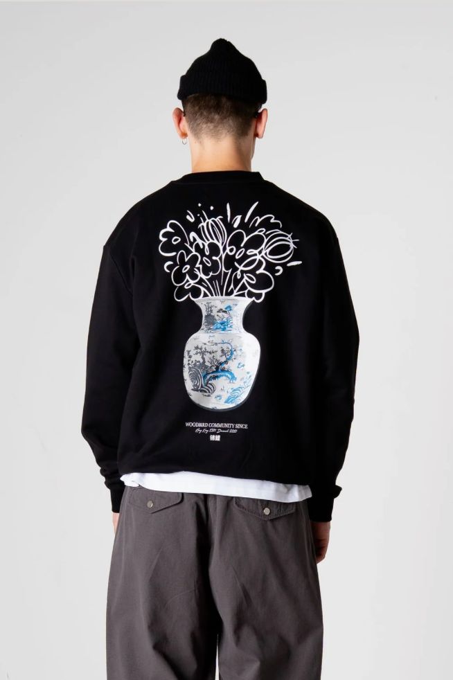 SHIRT WBCANE MING CREW BLACK