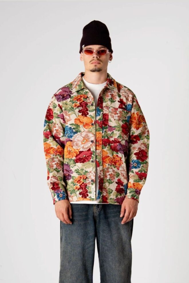 JACKE WBGLIXTO JAQUARD SHIRT LIGHT BLUE