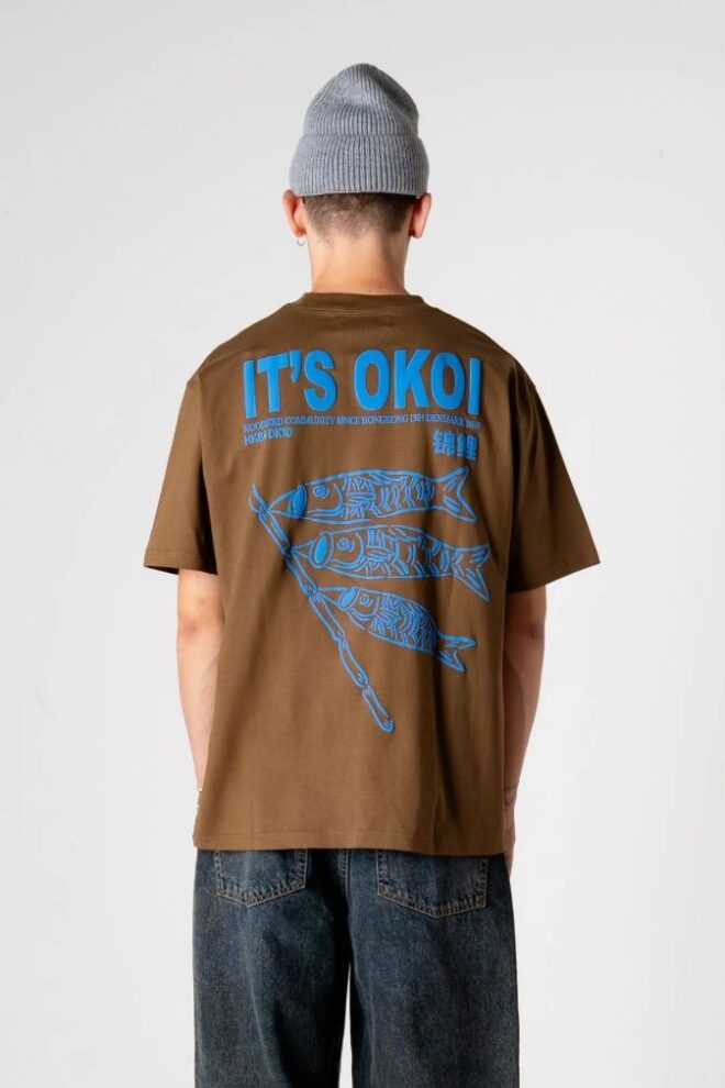 SHIRT WBBAINE KOI TEE DARK BROWN