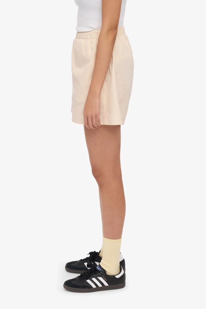 SHORTS WOMEN ORGANIC TWILL SHORTS IVORY WH