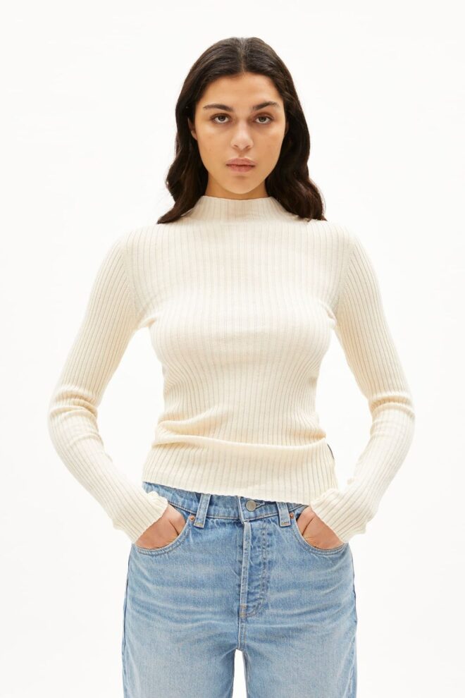 PULLOVER 10253015 ALAANIA 1609 OATMILK