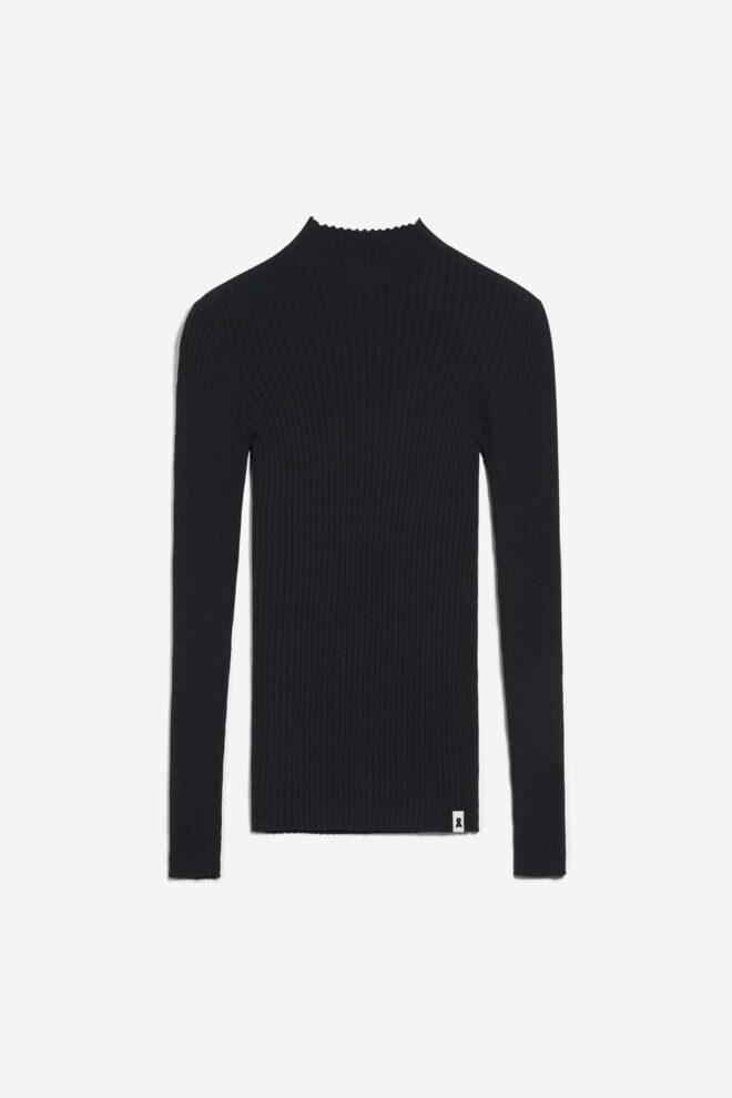 PULLOVER 10253015 ALAANIA KNIT 105 BLACK
