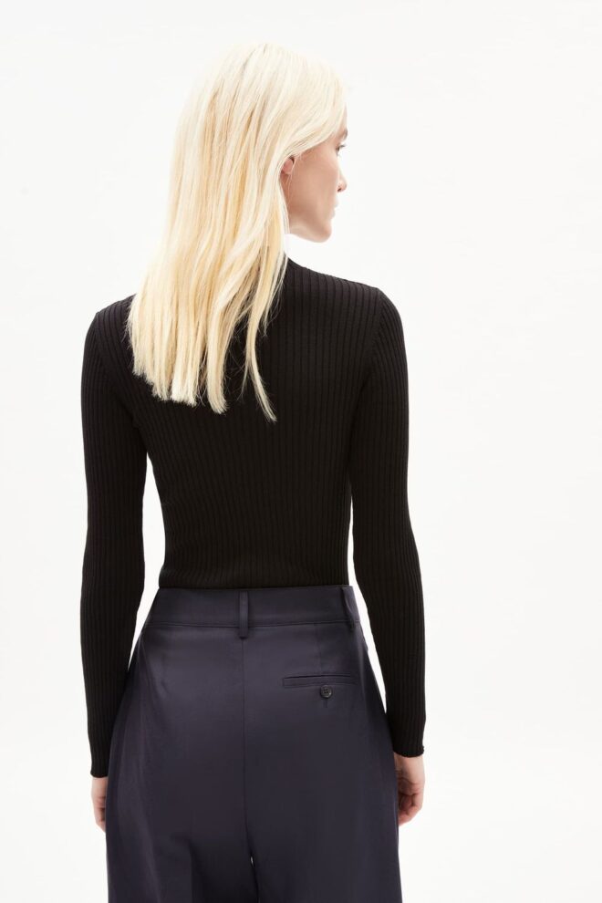 PULLOVER 10253015 ALAANIA KNIT 105 BLACK