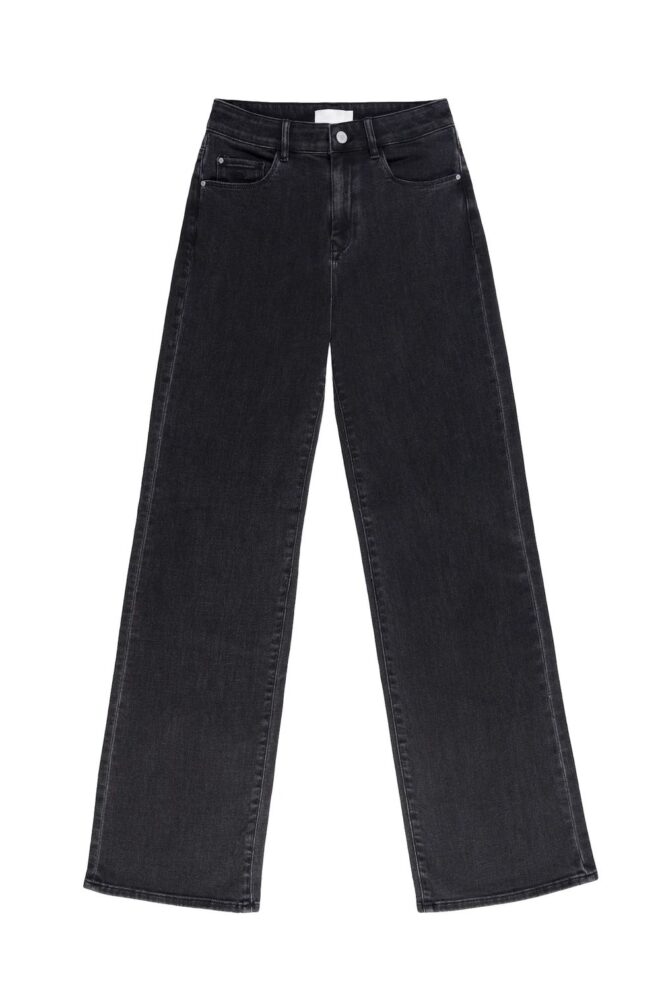 JEANS DEW FLARED F01 0464 BLACK DENIM