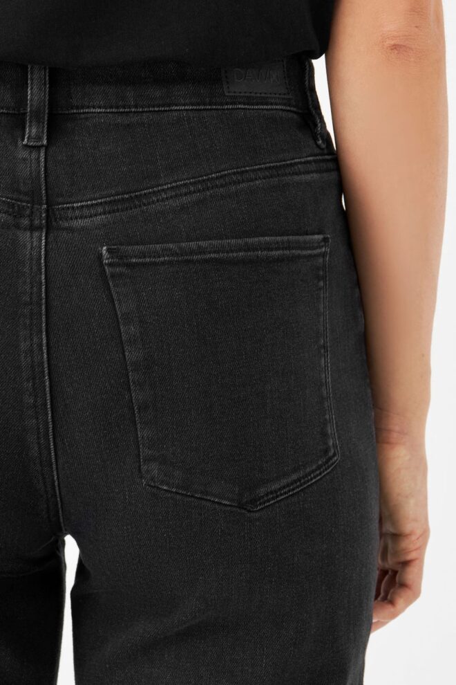 JEANS DEW FLARED F01 0464 BLACK DENIM