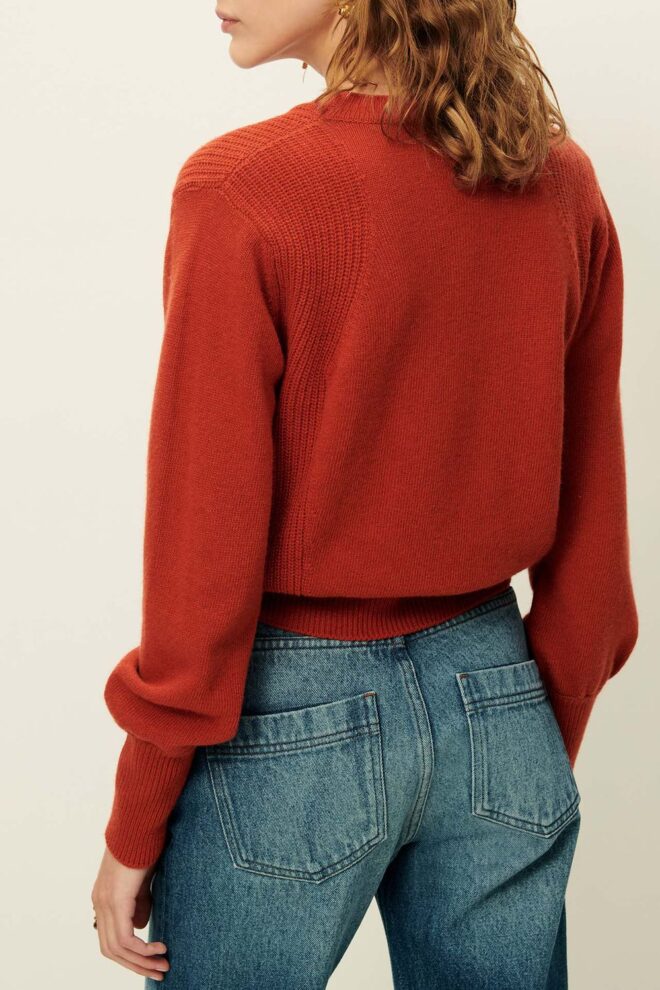 PULLOVER BAYSILTE RED AMARANTE