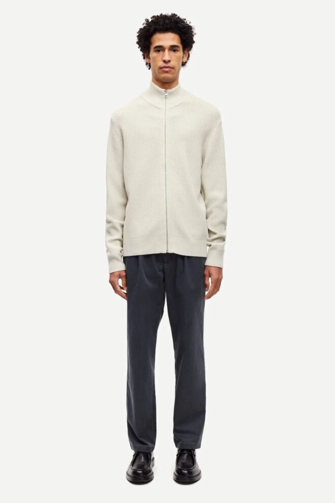 WESTE SADEM ZIP CARDIGAN 10490 SILVER BIR