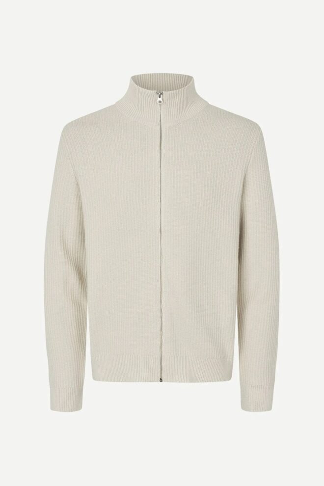 WESTE SADEM ZIP CARDIGAN 10490 SILVER BIR