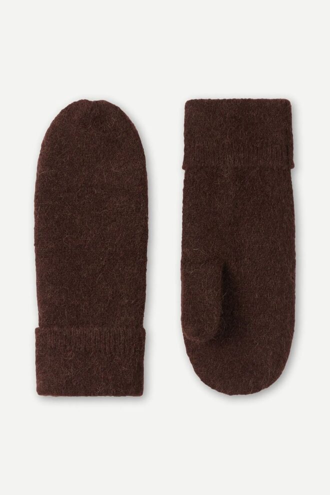 SCHAL NOR MITTEN 7355 BLACK COFFEE