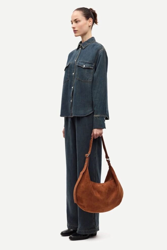 BLUSE SABEX SHIRT 15645 BURNT OAK