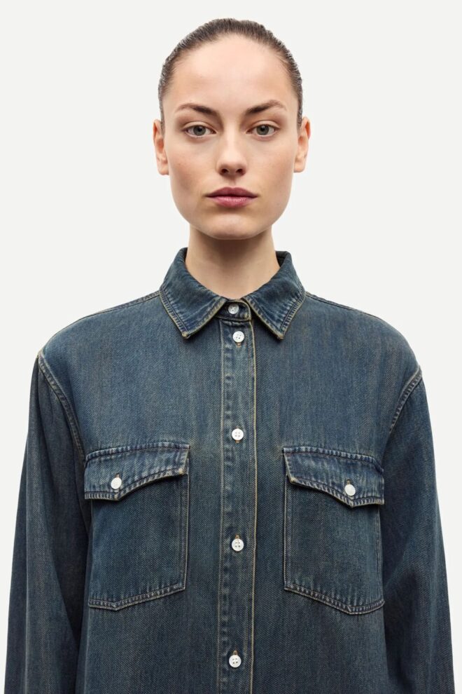 BLUSE SABEX SHIRT 15645 BURNT OAK