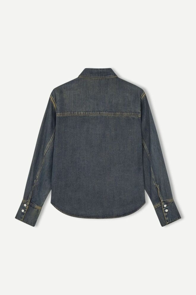 BLUSE SABEX SHIRT 15645 BURNT OAK