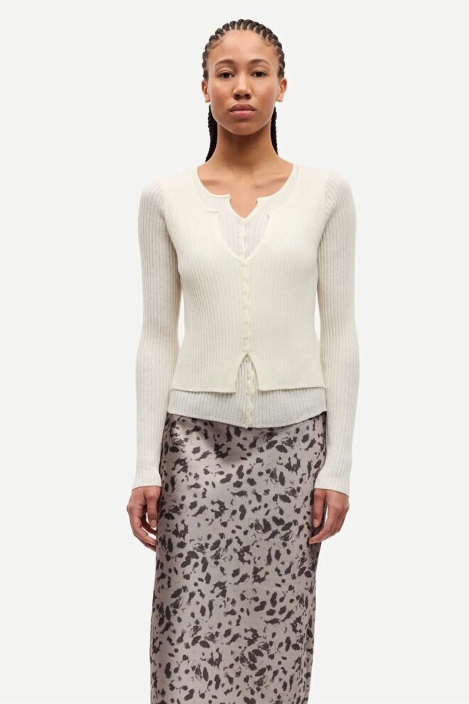 WESTE SAJOSE CARDIGAN 15735 CLEAR CREAM