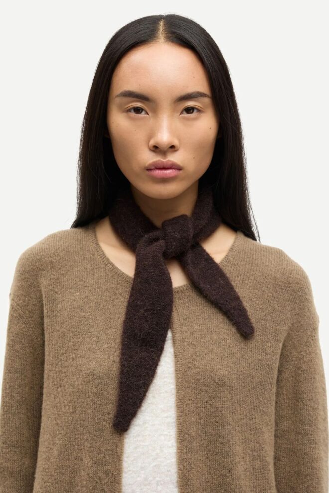 SCHAL SANOR DIAMOND SCARF 7355 BLACK COFF