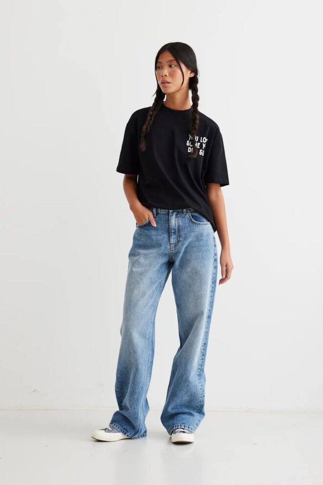 JEANS WBCARLA OPTIC OTPIC BLUE