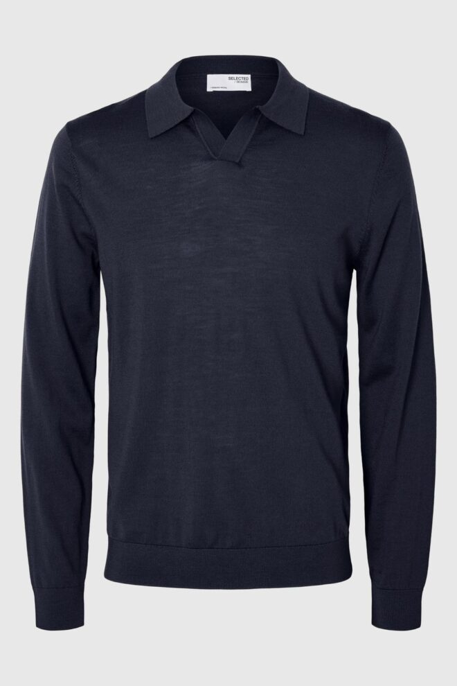 PULLOVER 16098327 SLHTRAY POLO NAVY