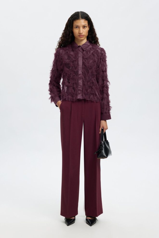 BLUSE 16095034 SLFMYLINE LS FIG