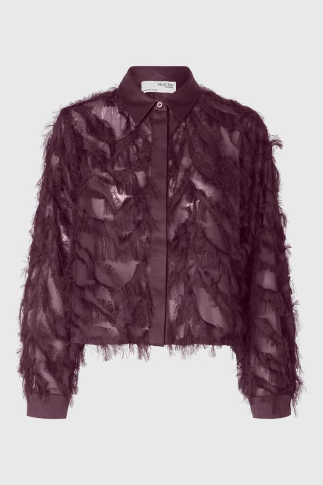 BLUSE 16095034 SLFMYLINE LS FIG