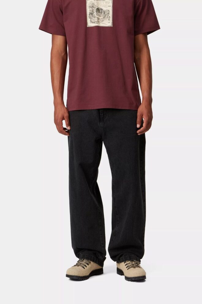 JEANS LANDON PANT BLACK STONE