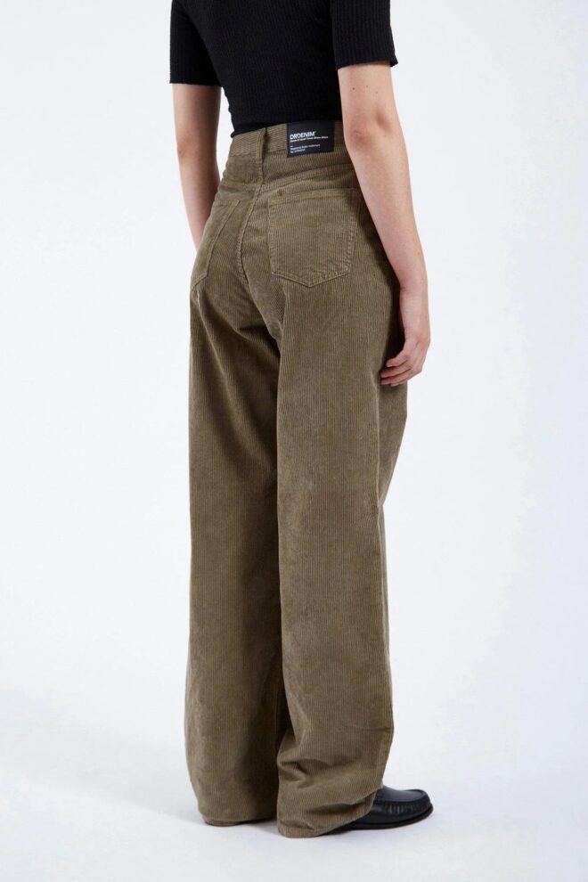 JEANS DONNA DUST GREEN CORD