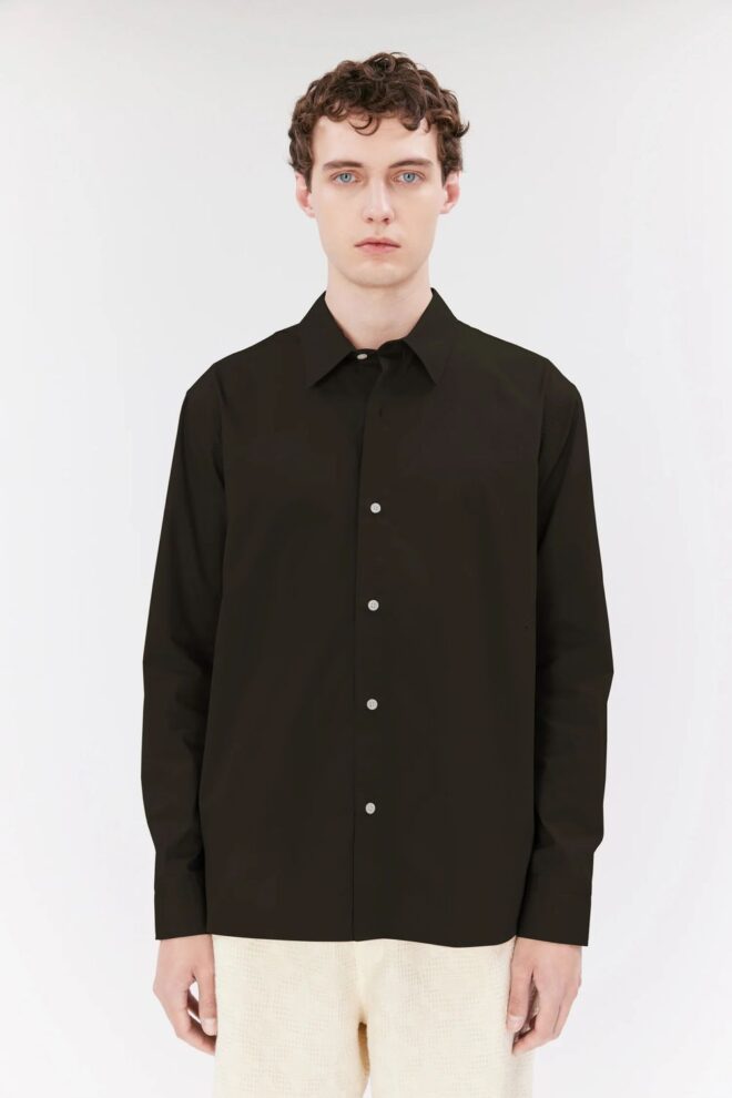 HEMD OSSIAN DEEP OLIVE