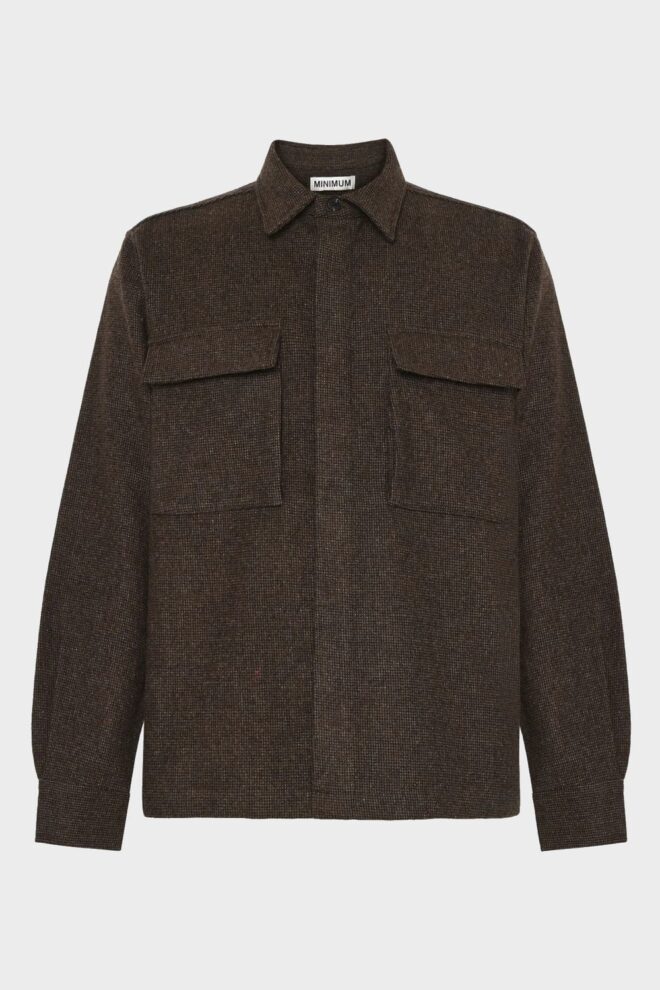 HEMDJACKE MAXSON SHIRT 4408 SHITAKE