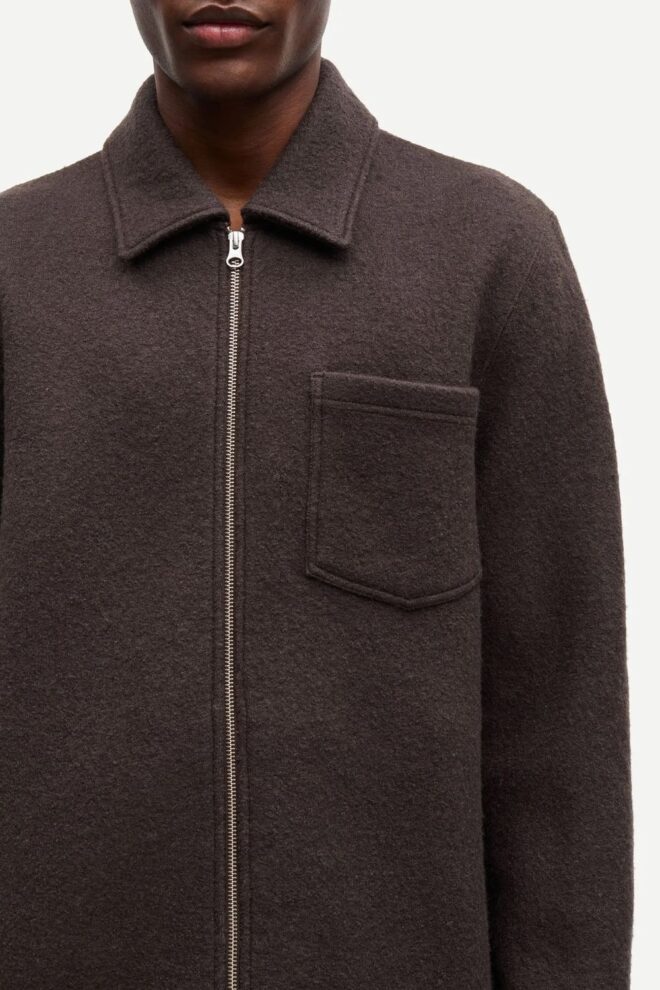JACKE HANNES FULL ZIP 14612 TURKISH COFFE
