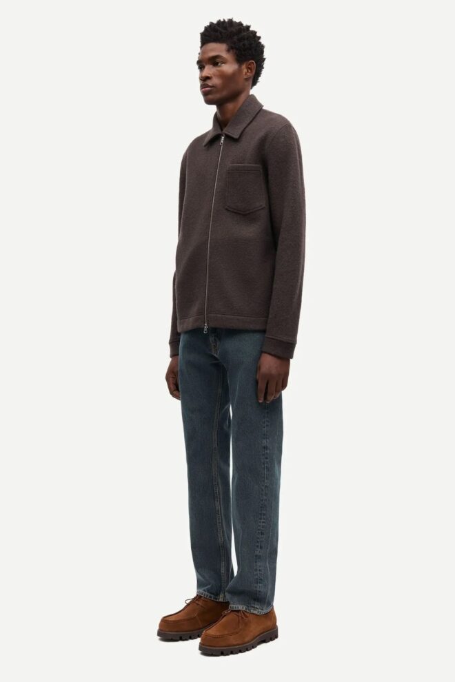 JACKE HANNES FULL ZIP 14612 TURKISH COFFE