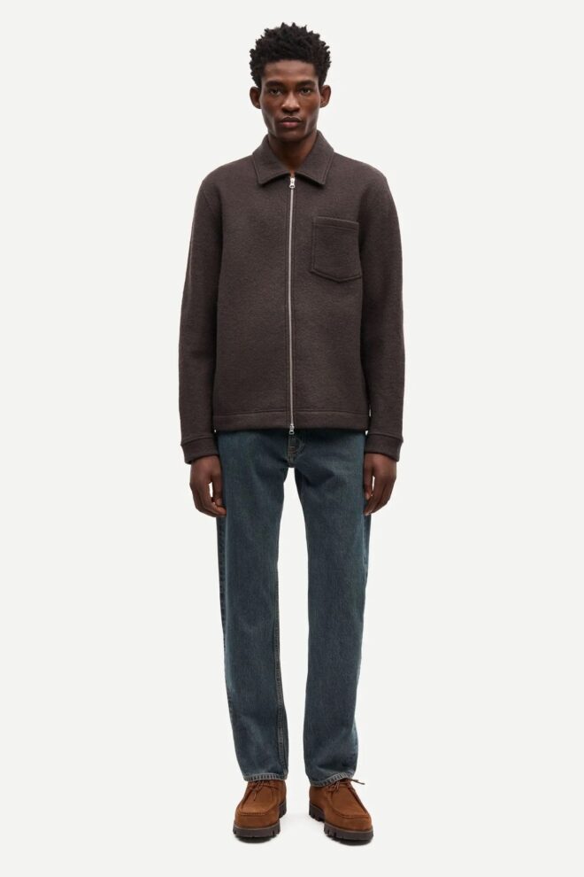 JACKE HANNES FULL ZIP 14612 TURKISH COFFE