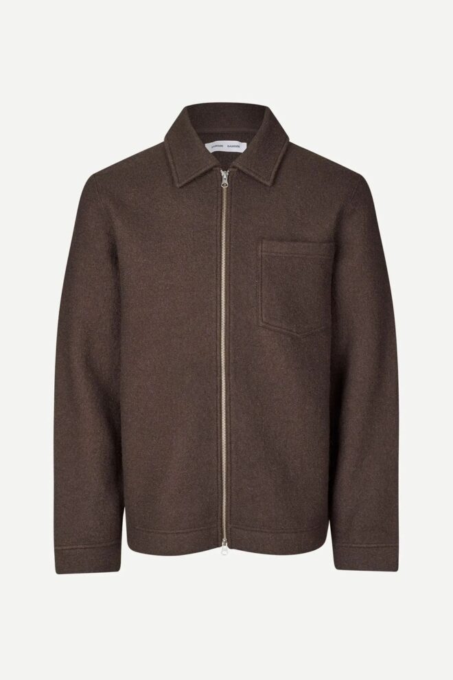 JACKE HANNES FULL ZIP 14612 TURKISH COFFE