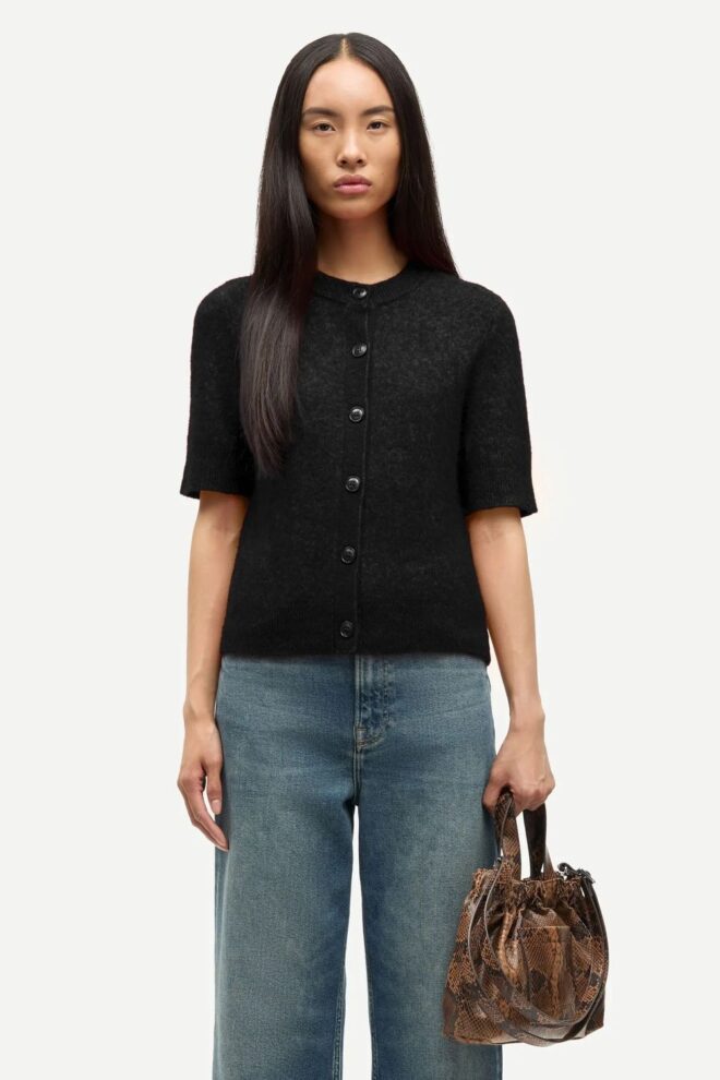 WESTE SANOURA SS CARTDIGAN 15556 BLACK