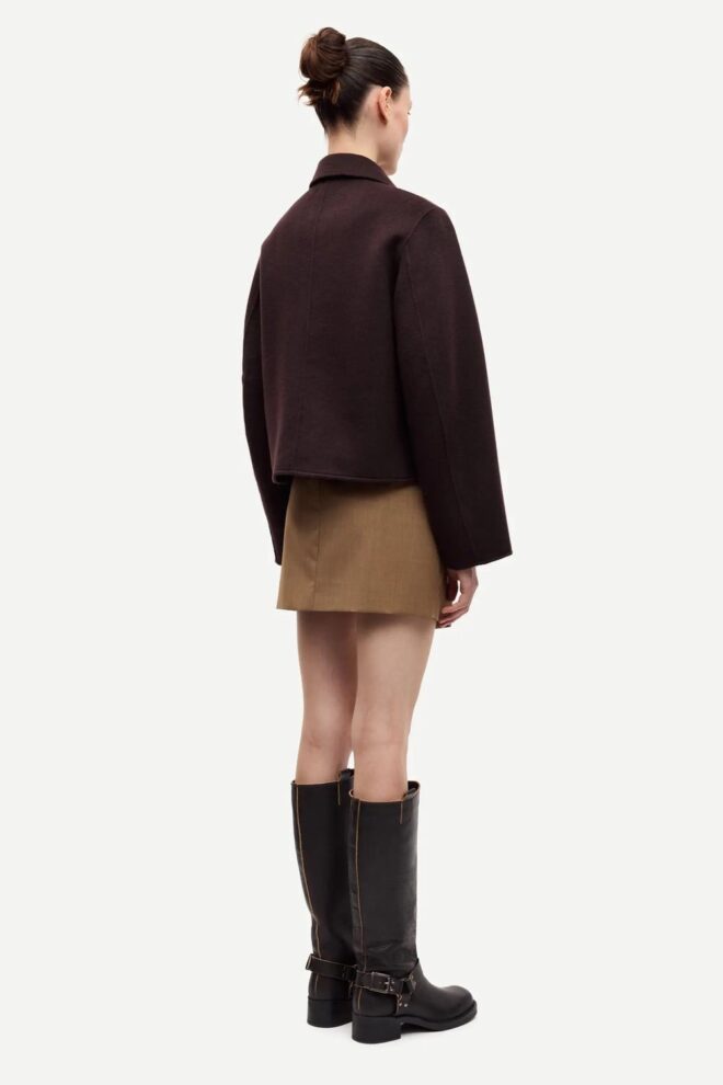 JACKE SAHOLLY JACKET 15772 BLACK COFFEE