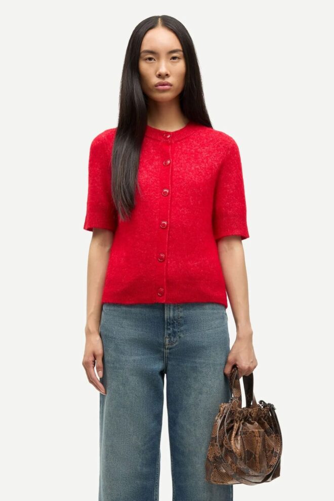 WESTE SANOURA SS CARTDIGAN 15556 RED