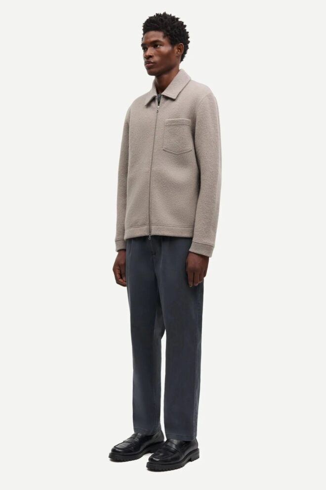 JACKE HANNES FULL ZIP 14612 ELEPHANT SKIN