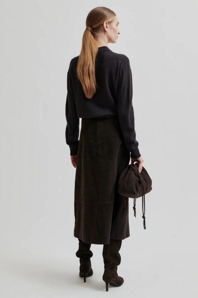 PULLOVER VILENA KNIT LS CHOCO