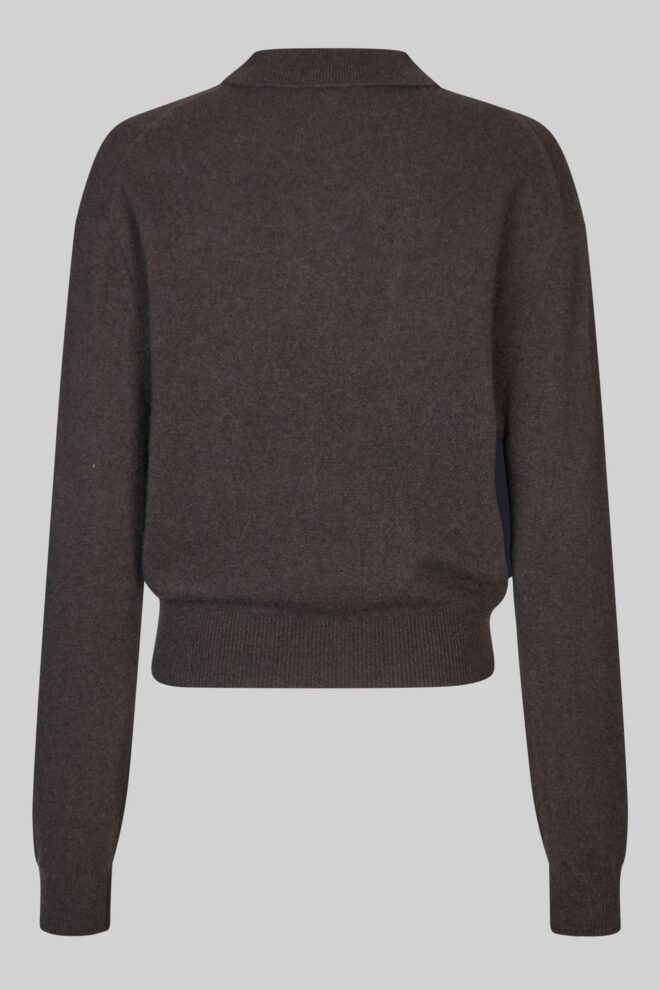 PULLOVER VILENA KNIT LS CHOCO