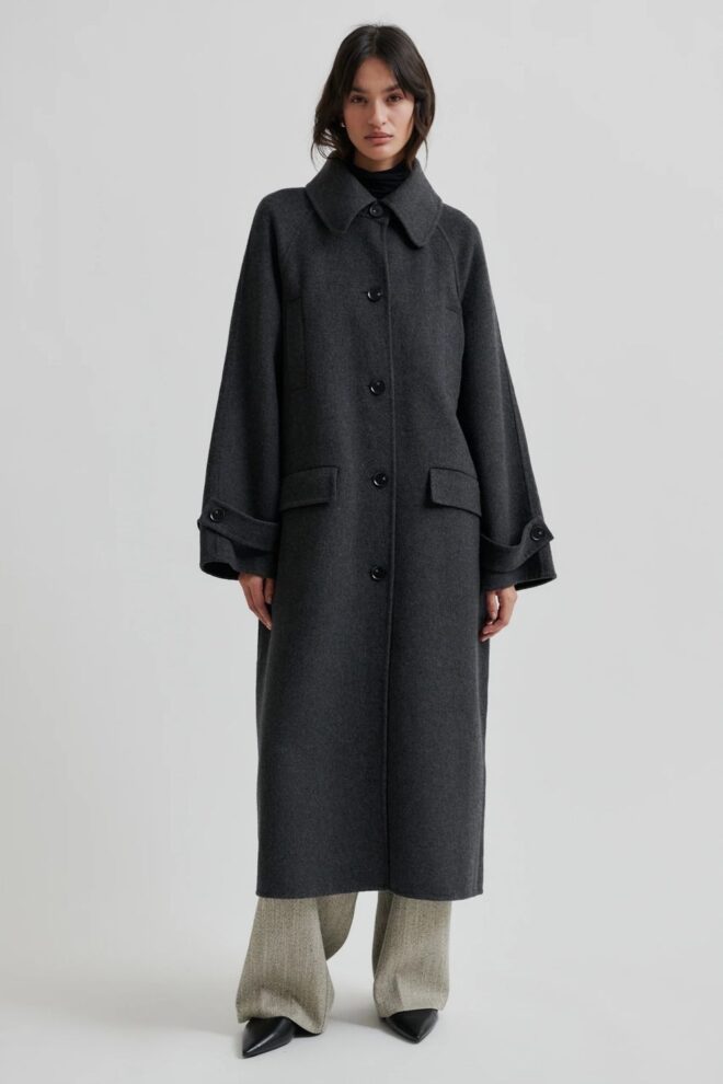 MANTEL WALCANE FALL COAT DARK GREY