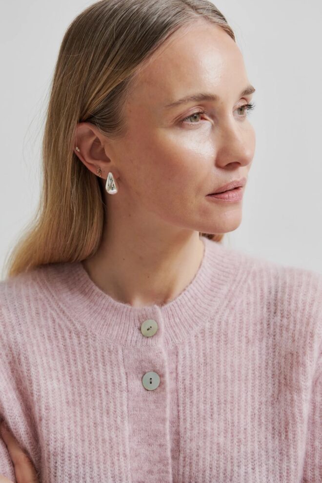 WESTE ANDREA KNIT CARDIGAN SEPIA ROSE