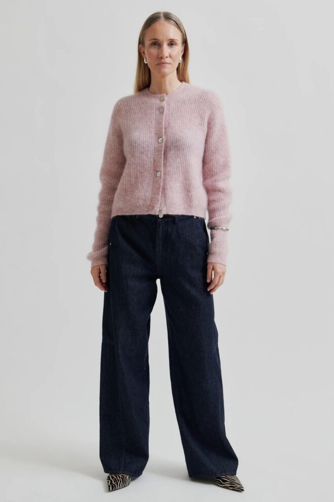 WESTE ANDREA KNIT CARDIGAN SEPIA ROSE