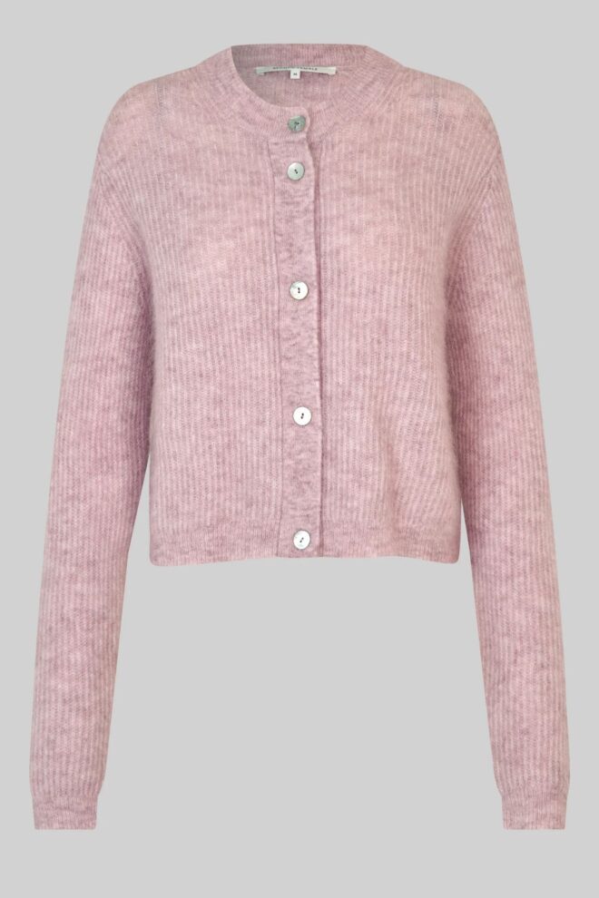 WESTE ANDREA KNIT CARDIGAN SEPIA ROSE