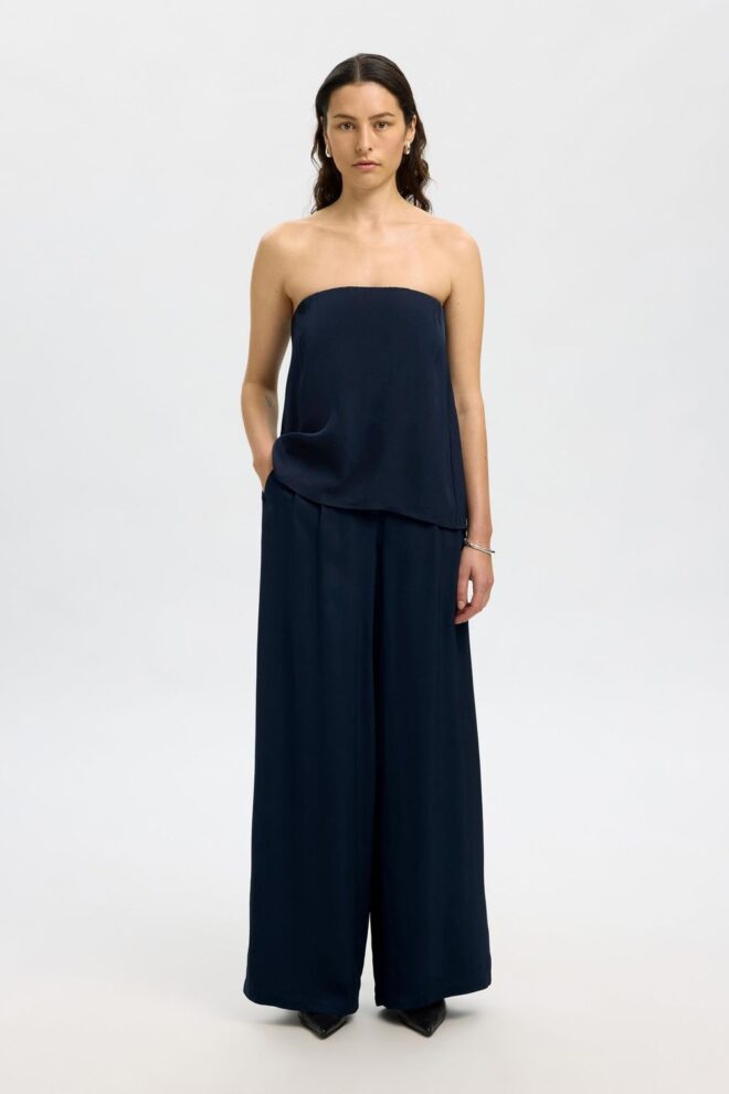 HOSE 16098692 SLFELENORE DARK SAPPHIRE
