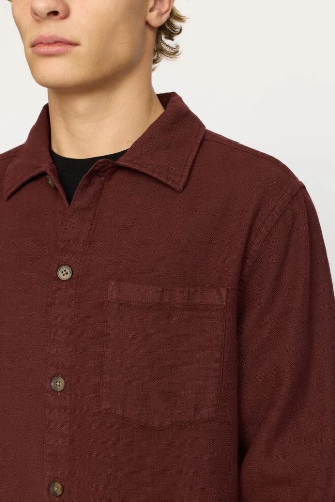 HEMD 3997 BURGUNDY