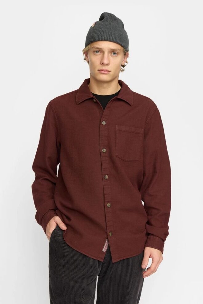 HEMD 3997 BURGUNDY